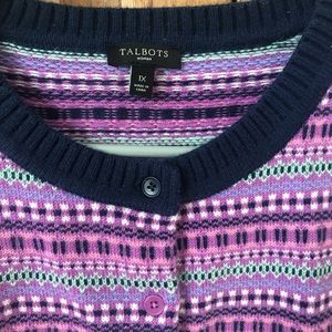 Talbots size 1X women’s button up cardigan